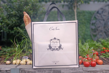 Tote Carry Bag - Dusty Pink & Black